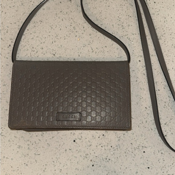 Grey Gucci wallet on chain Bag - Picture 3 of 5